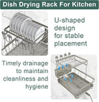 LIYI Dish Drying Rack, Large Dish Rack - Image 4