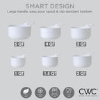 COOK WITH COLOR Nesting Plastic Mixing Bowl Set with Pour Spouts and Handles - Image 4