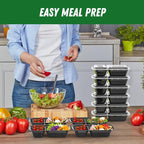 Dealusy 50 Pack 28 oz Meal Prep Containers Reusable - Image 6