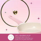 Paris Hilton Ceramic Nonstick Cookware Set, Cast Aluminum - Image 7