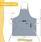 Handepo 4 Pcs Kitchen Aprons - Image 2