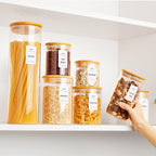 Vtopmart Glass Food Storage Jars, 7 Pack Kitchen Containers - Image 4