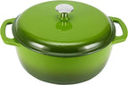 Amazon Basics Enameled Cast Iron Dutch Oven Pot by AmazonBasics