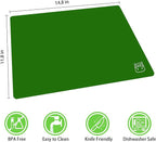 ZVP Plastic Cutting Board for Kitchen Set of 5, Flexible Cutting Mats - Image 2