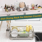 LIYI Dish Drying Rack, Adjustable Spout Design, Kitchen Dish Racks, Made of - Image 6