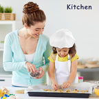 Kids Apron and Chef Hat Set, 24 Pieces Boys Girls Kids Apron - Image 5