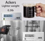 Ackers Etched Graduated Glass Measuring Cup - Image 5