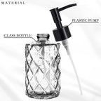 2Pcs Clear Glass Soap Dispenser - Image 7