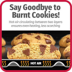 GoodCook AirPerfect Non-Stick Air Insulated 16” x 14” Cookie Sheet - Image 2
