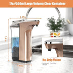 Automatic Soap Dispenser, PZOTRUF Touchless 17oz/500ml - Image 7