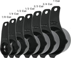 Measuring Cups and Spoons Set 15, 7 Plastic Measuring Cup Spoon Set, 7 Spice - Image 5