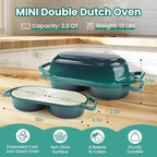 YONILL Mini Double Dutch Oven for Sourdough Bread Baking - Image 3