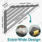 COOL-ANGLE Corner Sink Drying Rack, Heat Resistant Roll Up Mat - Image 6