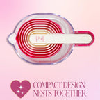 Paris Hilton 9-Piece Measuring Set, Durable Plastic Measuring Cups and Spoons - Image 5