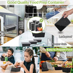 50-Pack Meal Prep Containers, 26 OZ Microwavable Reusable Food Containers - Image 5