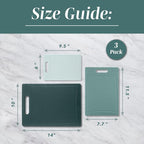 COOK WITH COLOR Non-Slip Cutting Board Set – Kitchen Essentials with Easy Grip - Image 5
