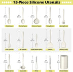 Homikit Kitchen Utensils Set, Useful Kitchen Gadgets & Pots and Pans Accessories - Image 2