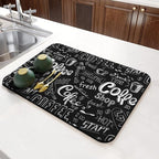 Fun Coffee Mat 23inx15in, Coffee Bar - Image 4