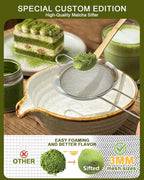 Vaiheng Matcha Whisk Set with Matcha Bowl, Matcha Whisk Holder Matcha Bamboo - Image 4
