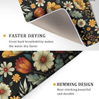 Vintage Boho Floral Dish Drying Mat - Image 3