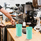 500 Pcs Blue Aqua Coffee Stir Sticks Set Mint Blue Cocktail Straws Coffee - Image 5