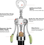 KORCCI Wine Opener, Heavy-Duty Zinc Alloy Wing Corkscrew, Premium Beer Bottle - Image 3