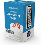 Amazon Basics Tall Kitchen Drawstring Trash Bags, 13 Gallon - Image 4