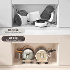 Magheo 2 Pack Pull Out Pots and Pans Organizer Under Cabinet - Image 7