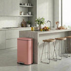 13.2 Gal Kitchen Trash Can, 50L Recycling or Garbage Bin, Brushed Stainless - Image 7