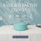 CookinCraze Stock Pot 4.5qt Dutch Oven - Image 2