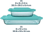 Pyrex Colors Tinted Tinted Glass Baking Dish - Image 2