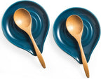 LAUCHUH Spoon Rest for Stove Top, Ceramic Spoon Holder for Kitchen Counter by LAUCHUH