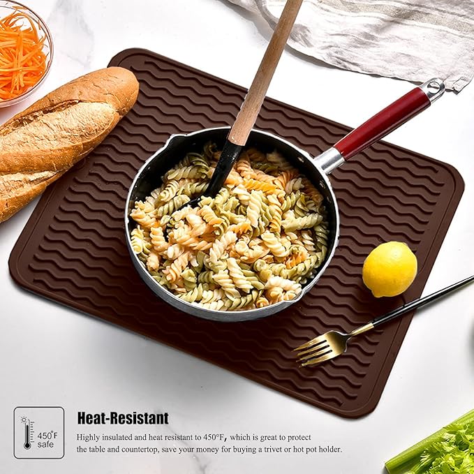Large 14" x 11" Silicone Dish Drying Mat - Image 6