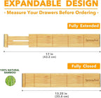 SpaceAid Bamboo Drawer Dividers - Image 6