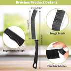 Crevice Cleaning Brush, Hard Bristle Crevice Brush - Image 5
