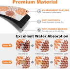 Findosom 2PCS 16" x 24" Fall Dish Drying Mat & 24" x 5.5" Sink Splash Guard - Image 3