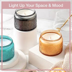 4 oz Decorative Mini Glass Jars - Image 7