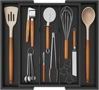 Lifewit Utensil Organizer for Kitchen Drawer, Expandable Cooking Utensil Tray by Lifewit