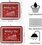 Happy Valentine's Day Dish Drying Mat - Image 2
