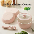 Redchef Pans and Pots Set Nonstick, Ceramic Cookware Set - Image 5