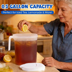 12 Pcs 2 Quart / 0.5 Gallon Plastic Pitchers - Image 5