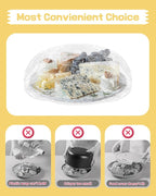 Plastic Bowl Covers for Sourdough Bread Proofing Large Disposable Elastic Food - Image 8