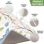 Easter Bunny Dish Drying Mat for Kitchen Counter 16 x 18 Inch Rabbit Eggs Dish - Image 3
