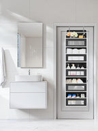 JARLINK Over the Door Organizer Storage, 5 Shelf Hanging Organizer - Image 2