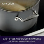 Circulon A1 Series with ScratchDefense Nonstick Induction Cookware, Stockpot - Image 6