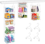 Sonyabecca 5-Tier Hanging Laundry Basket Organizer: Foldable Wire Shelf Basket - Image 8