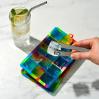 Host Ice Cube Tray with Lid, Makes 15 1.25" Cubes, Durable Silicone Trays - Image 4