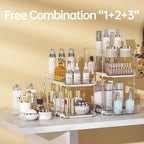 Delamu 2 Sets of 3-Tier Bathroom Under Sink Organizers and Storage, Pull Out - Image 5
