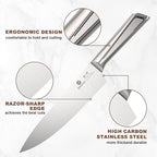 imarku High Carbon Stainless Steel Gyutou Knife Set - Image 2