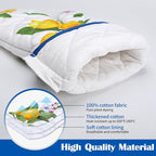 Summer Lemon Oven Mitts and Pot Holders Sets 2Pcs, 100% Cotton Heat Resistant - Image 2